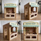 Wooden Repair Shop Playhouse + Furnitures for Kids | Personalized 25+ Themes | All-Inclusive Turnkey Project