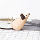 İskandinav ev dekorasyon sıçan yılı zodyak hediye kedi ve fare yaratıcı çalışma dekorasyon ceviz ahşap el sanatları 