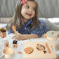 Kochtopf-Set aus Holz für Kinder, Rollenspiel, Simulationsküche, Spielzeug, Nachahmungsspiel, Geschirr, Rollenspiel, Spielzeug für Kinder, Geschenke für Spielküche aus Holz