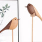 Avrupa Tarzı Oturma Odası Ev Yaratıcı Dekorasyon Süslemeleri Uzun Kuyruklu Kayın Ahşap Kuş Süslemeleri İskandinav Kukla El Sanatları 