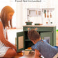 Wooden Kids Kitchen Play Set, Toy Kitchen Set for Kids - Budget Friendly