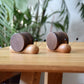Modern simple creative snail tea table coaster tea ceremony solid wood insulation mat wood tea mat