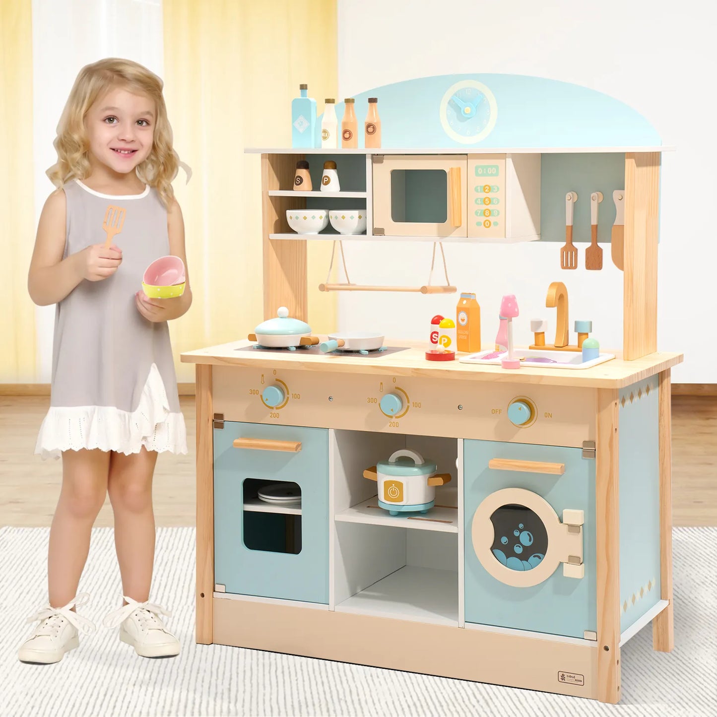 Spielküchenset aus Holz für Kinder und Kleinkinder – preisgünstig