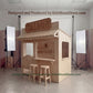 Wooden Saloon Playhouse + Furnitures for Kids | Personalized 25+ Themes | All-Inclusive Turnkey Project
