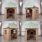 Wooden School Playhouse + Furnitures for Kids | Personalized 25+ Themes | All-Inclusive Turnkey Project