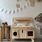 Handcrafted Wooden Play Kitchen | Scandinavian Design - Birch