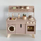 Handcrafted Wooden Play Kitchen | Scandinavian Design - Birch