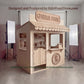 Wooden General Store Playhouse + Furnitures for Kids | Personalized 25+ Themes | All-Inclusive Turnkey Project