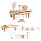 1Set Children Montessori Toys Baby Simulated Musical Instrument Toys Drum Xylophone Musical Instrument Set Kids Birthday Gifts
