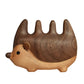 Creative Hedgehog Comb Wood Black Walnut Head Massager Hair Comb Cute Wooden Gift