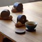 Moderne, einfache, kreative Schnecken-Teetisch-Untersetzer, Teezeremonie, Massivholz-Isoliermatte, Holz-Teematte