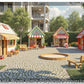 Customizable Wooden Play Town for Children: Unique Learning and Fun Spaces for Daycares, Play Cafes and Playhouses