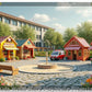 Customizable Wooden Play Town for Children: Unique Learning and Fun Spaces for Daycares, Play Cafes and Playhouses