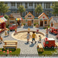 Customizable Wooden Play Town for Children: Unique Learning and Fun Spaces for Daycares, Play Cafes and Playhouses