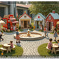 Customizable Wooden Play Town for Children: Unique Learning and Fun Spaces for Daycares, Play Cafes and Playhouses