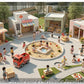 Customizable Wooden Play Town for Children: Unique Learning and Fun Spaces for Daycares, Play Cafes and Playhouses