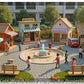 Customizable Wooden Play Town for Children: Unique Learning and Fun Spaces for Daycares, Play Cafes and Playhouses