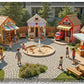 Customizable Wooden Play Town for Children: Unique Learning and Fun Spaces for Daycares, Play Cafes and Playhouses