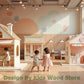 Customizable Educational Indoor Wooden Play Towns for Kids – Imagination-Boosting Designs for Daycares, Play Cafes and Playhouses