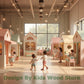 Customizable Educational Indoor Wooden Play Towns for Kids – Imagination-Boosting Designs for Daycares, Play Cafes and Playhouses