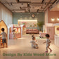 Customizable Educational Indoor Wooden Play Towns for Kids – Imagination-Boosting Designs for Daycares, Play Cafes and Playhouses