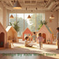 Customizable Educational Indoor and Outdoor Wooden Play Towns for Kids – Imagination-Boosting Designs for Daycares, Play Cafes and Playhouses