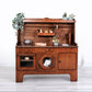 Wooden Play Kitchen Customizable Wallnut