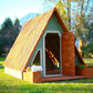 Wooden A-Frame Playhouse – Modern Triangle Cabin for Kids | Budget Friendly