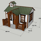 Wooden Playhouse – Beylerbeyi Model | Budget Friendly