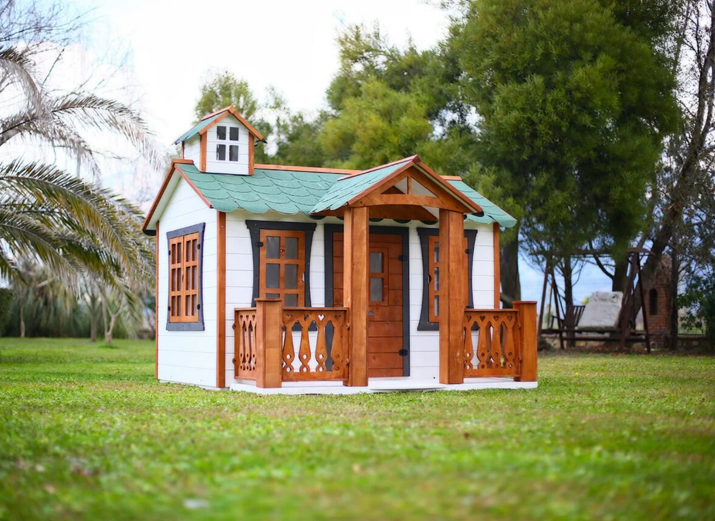 Wooden Playhouse – Beylerbeyi Model | Budget Friendly