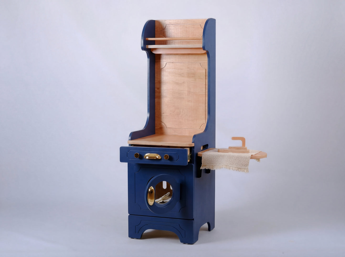 Pinnacle of Quality : Custom-Designed Wooden Play Kitchens Blue