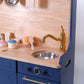 Pinnacle of Quality : Custom-Designed Wooden Play Kitchens Blue