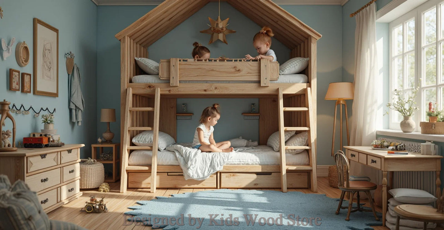 Customizable American-Style Children’s Rooms | Kids Wood Store