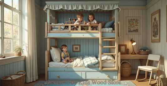 Anpassbare Kinderzimmer im amerikanischen Stil | Kids Wood Store