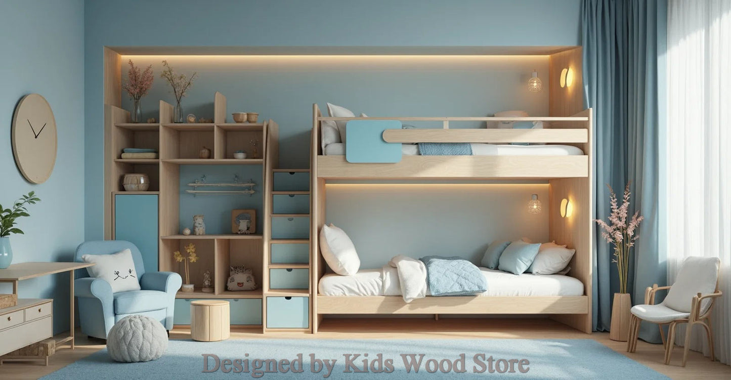 Özelleştirilebilir Modern Tarz Çocuk Odaları | Kids Wood Store