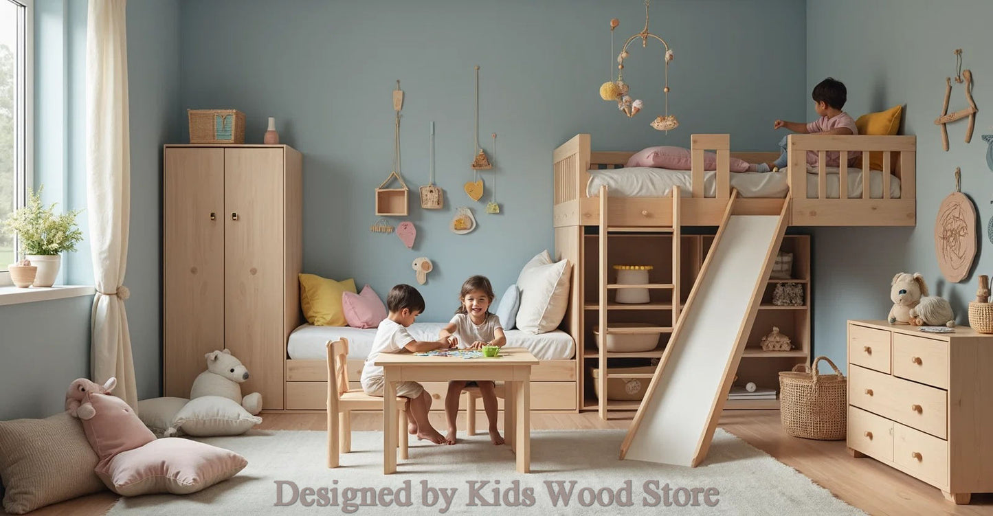 Özelleştirilebilir Modern Tarz Çocuk Odaları | Kids Wood Store