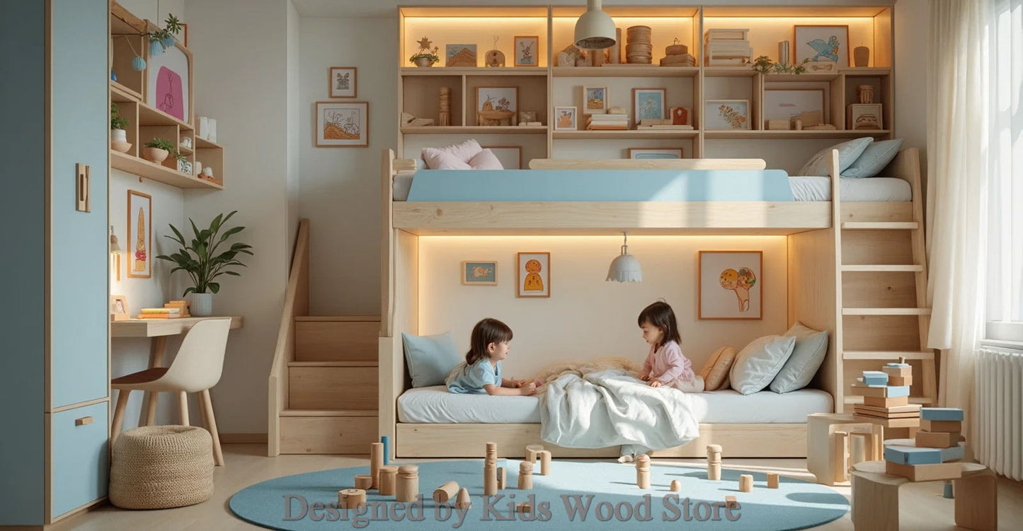 Özelleştirilebilir Modern Tarz Çocuk Odaları | Kids Wood Store