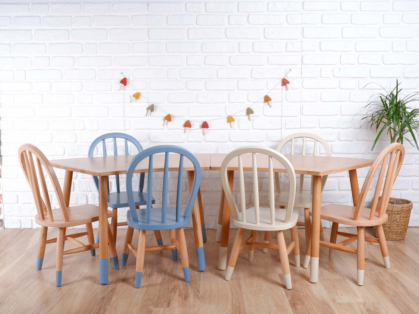 Ahşap Çocuk Masası, Çocuk Sandalyesi ve Çocuk Tezgahı Takımı Özelleştirilebilir
