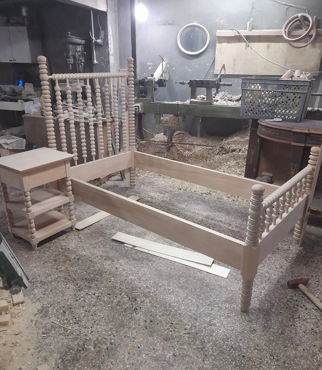 Wooden Beds Kids Wood Store   Customizable Jenny Lind Spindle Bed Custom Size And Color Urununun Kopyasi 256029 9ecf4b39 207c 4a94 B85c 8daa12740f09 