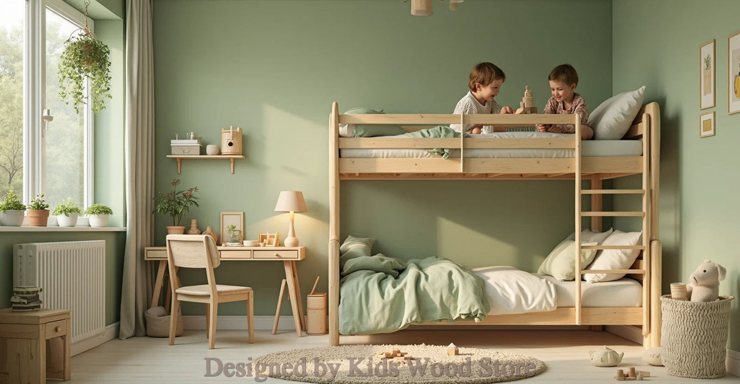 Anpassbare Kinderzimmer im skandinavischen Stil | Kids Wood Store