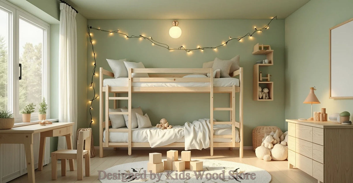 Anpassbare Kinderzimmer im skandinavischen Stil | Kids Wood Store