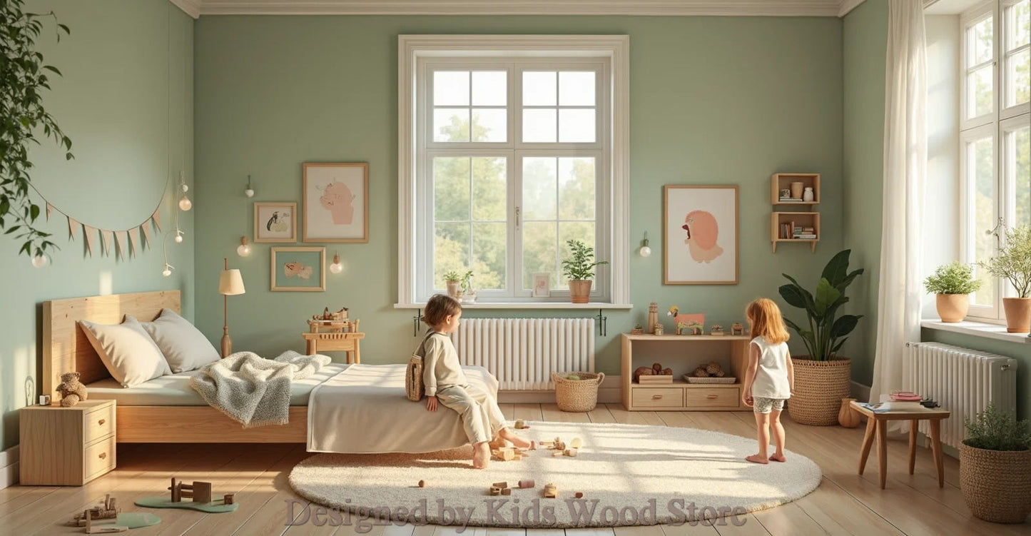 Anpassbare Kinderzimmer im skandinavischen Stil | Kids Wood Store