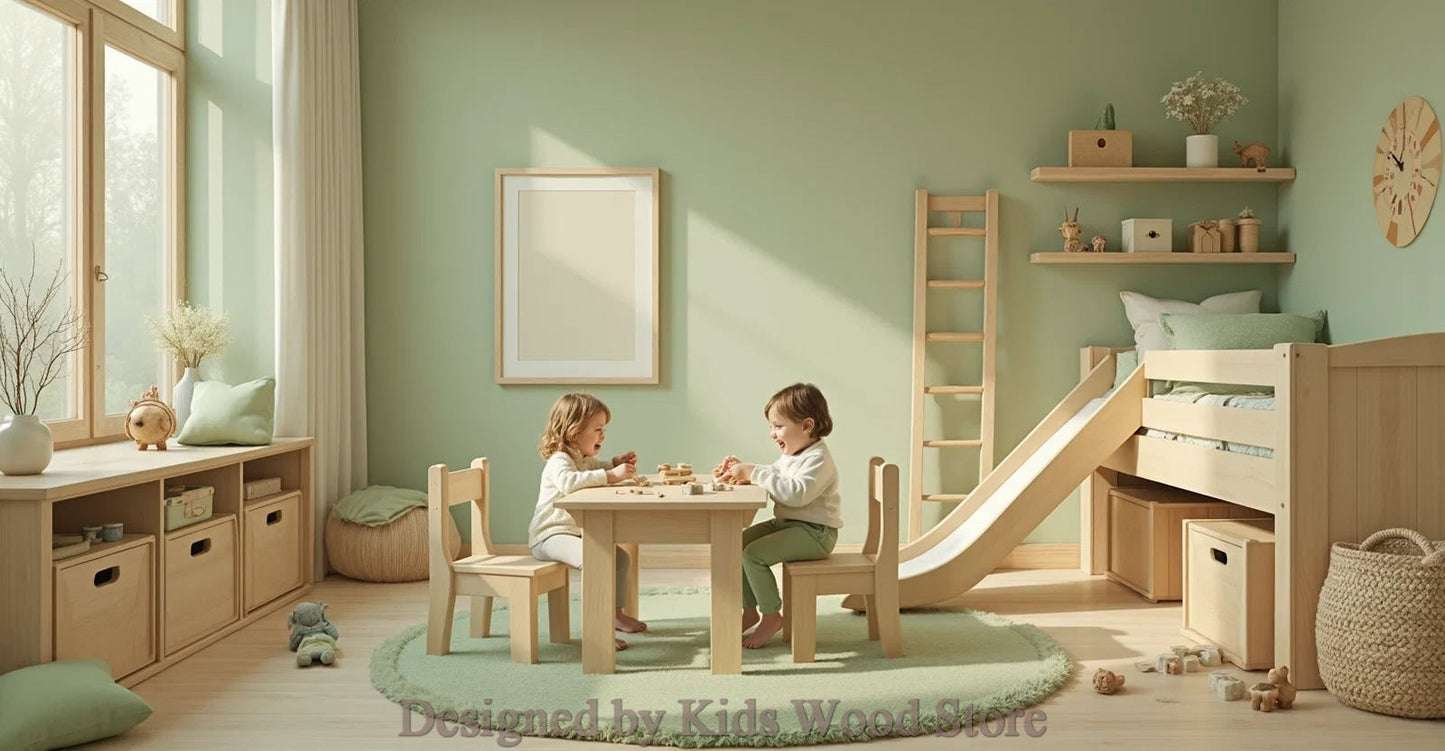 Anpassbare Kinderzimmer im skandinavischen Stil | Kids Wood Store