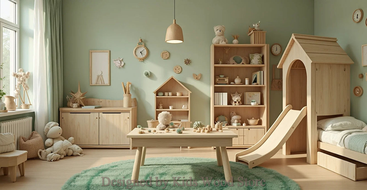 Anpassbare Kinderzimmer im skandinavischen Stil | Kids Wood Store