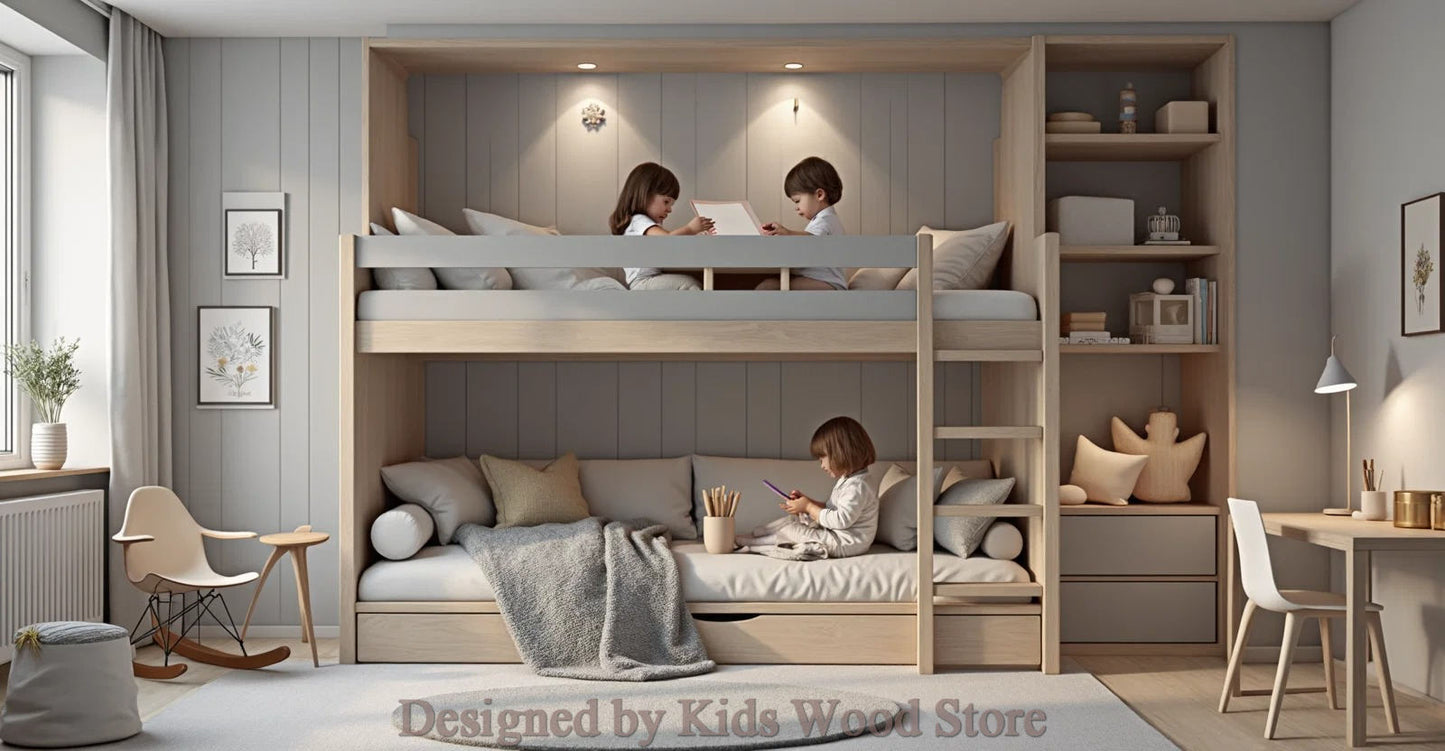 Özelleştirilebilir İskandinav Tarzı Çocuk Odaları | Kids Wood Store