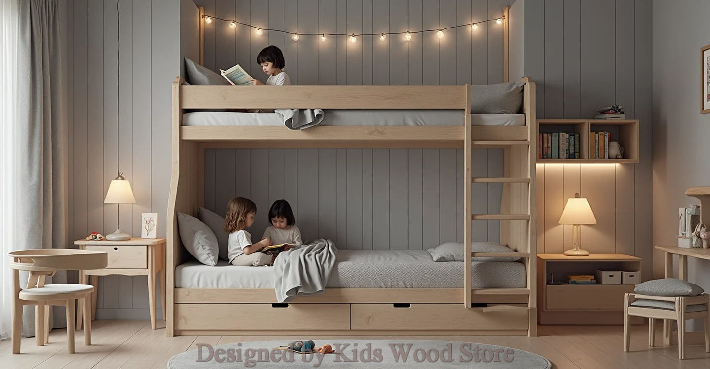 Özelleştirilebilir İskandinav Tarzı Çocuk Odaları | Kids Wood Store