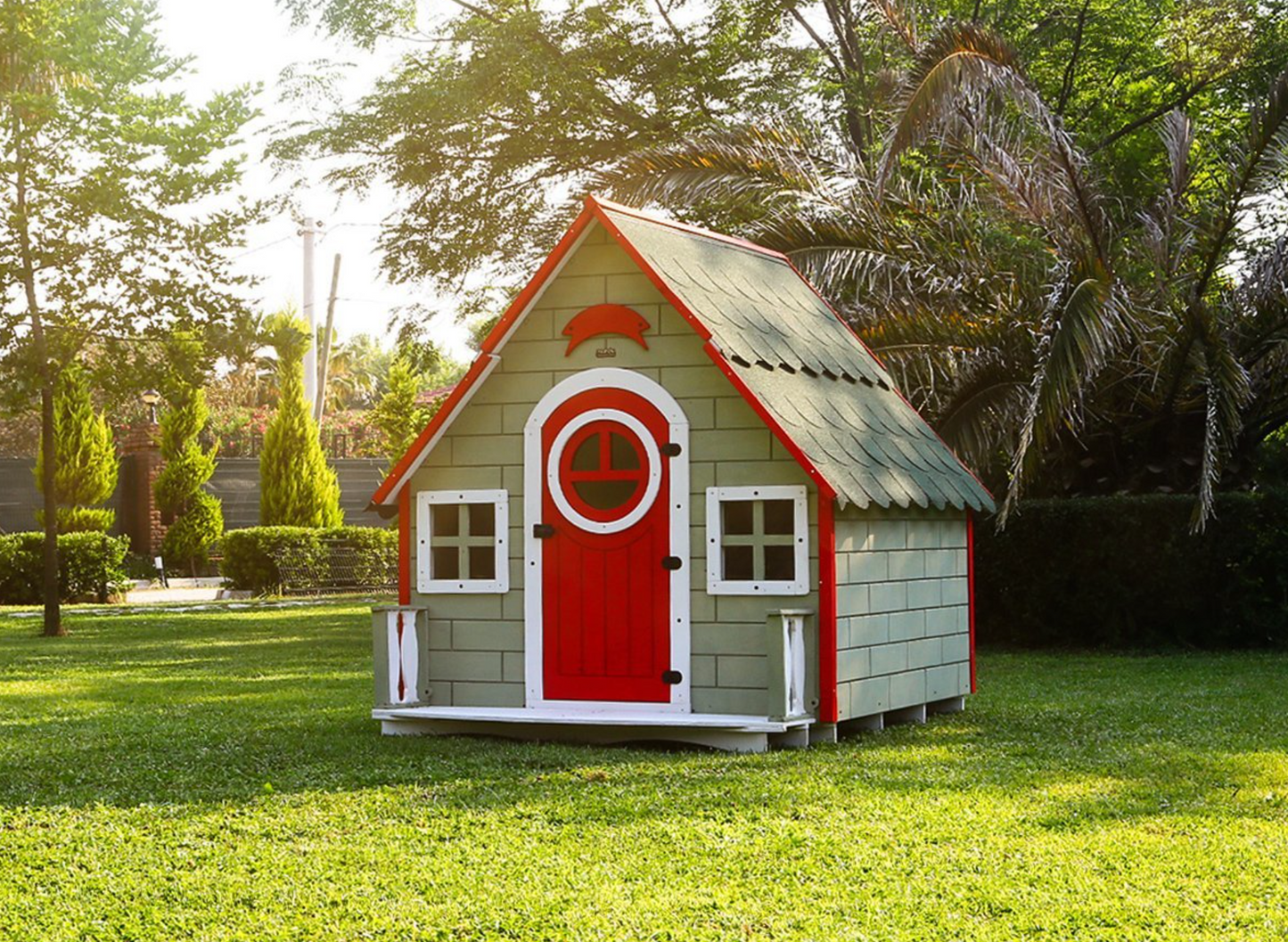 Wooden Playhouse “Holland” — Premium Handcrafted Outdoor Playhouse | Budget Friendly