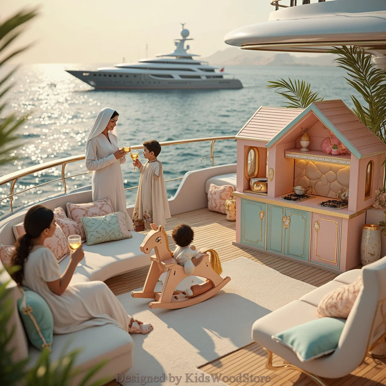 Exclusive Children's Play Areas for Ultra-Luxury Yachts - Design By Kids Wood Store