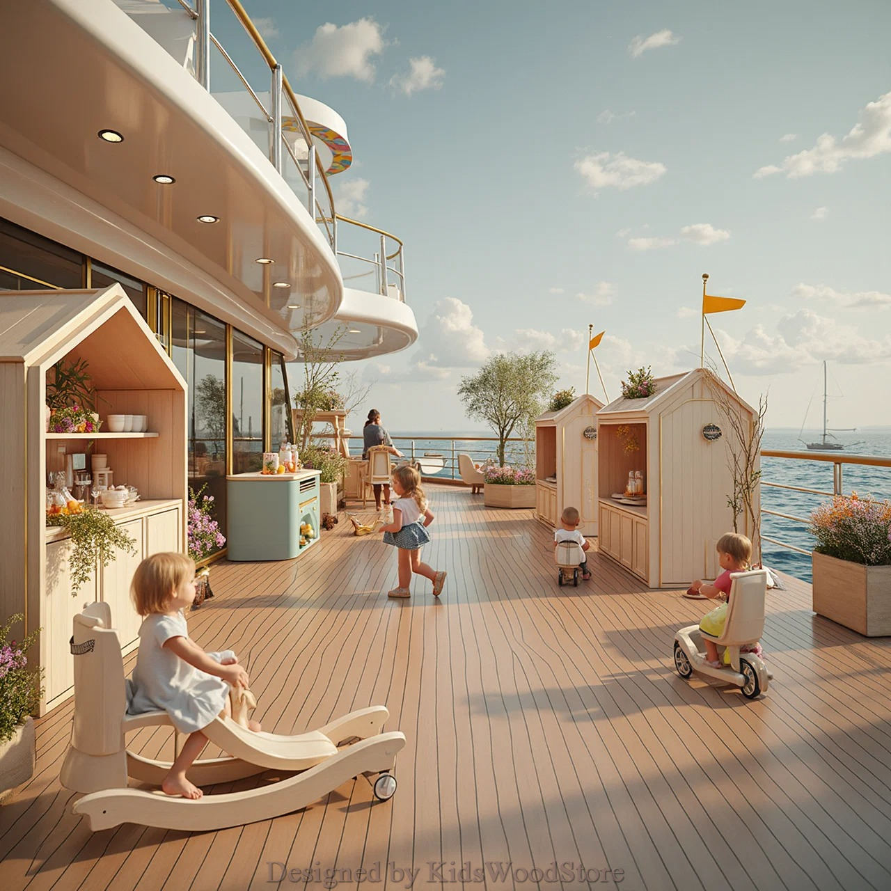 Exclusive Children's Play Areas for Ultra-Luxury Yachts - Design By Kids Wood Store