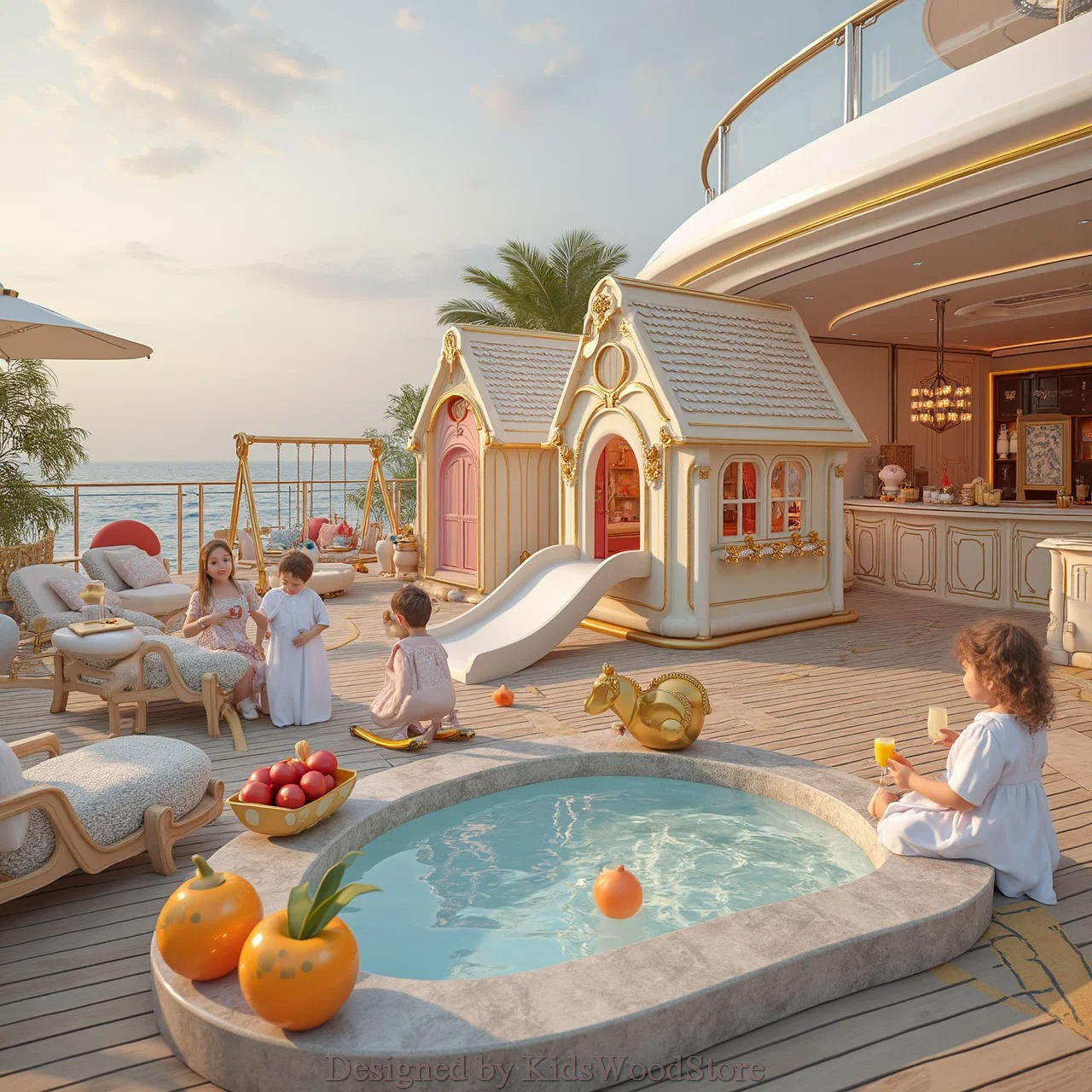 Exclusive Children's Play Areas for Ultra-Luxury Yachts - Design By Kids Wood Store